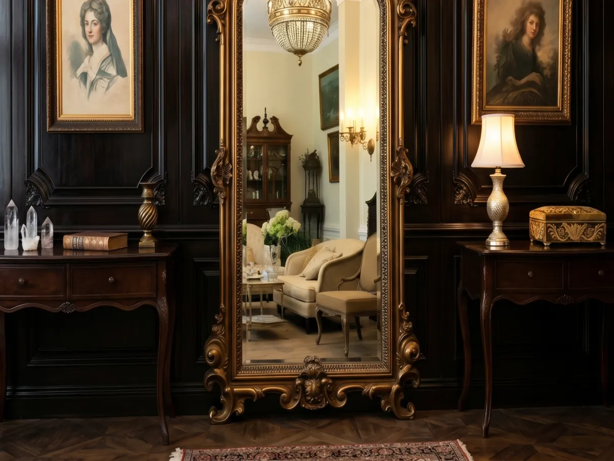 Wooden Long Mirror Frame