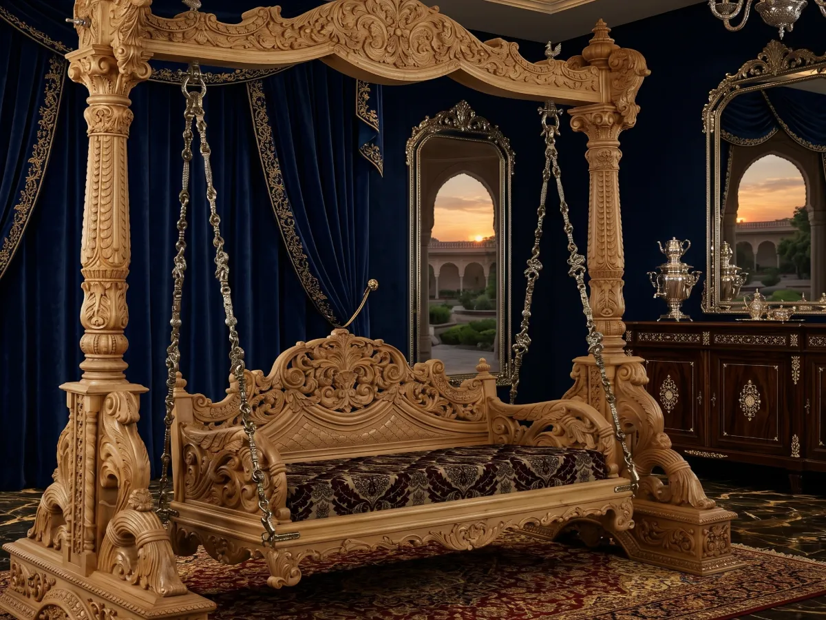  Udupi Hand Carved Indoor Swing